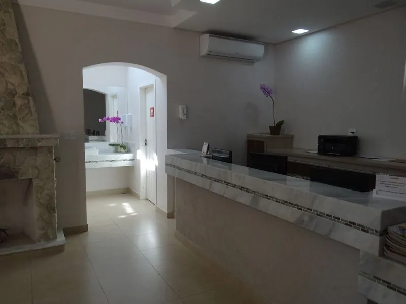 Recepção do consultório de ginecologia em Lorena-SP